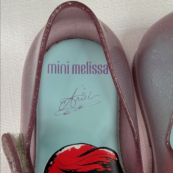 Mini Melissa Kids' Purple Ariel Dress Shoes - Picture 2 of 3